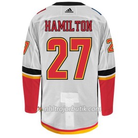 Män Ishockey Calgary Flames Tröja DOUGIE HAMILTON 27 Adidas Vit Authentic